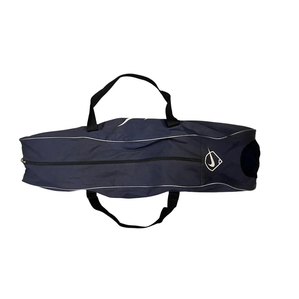 Nike Baseball Bat Bag Navy Blue Large Swoosh Logo Softball Equipment‎ Gear
